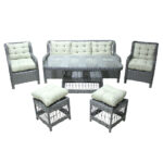 Set Mobilier Gradina cu 7 Locuri Lydia