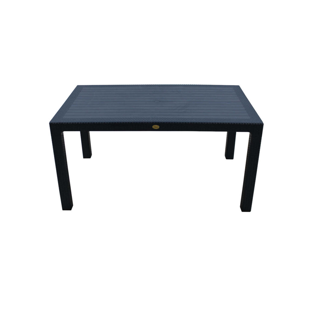 Set masa gradina Caliope tip ratan 80x140 cu 6 scaune antracit4 1 1