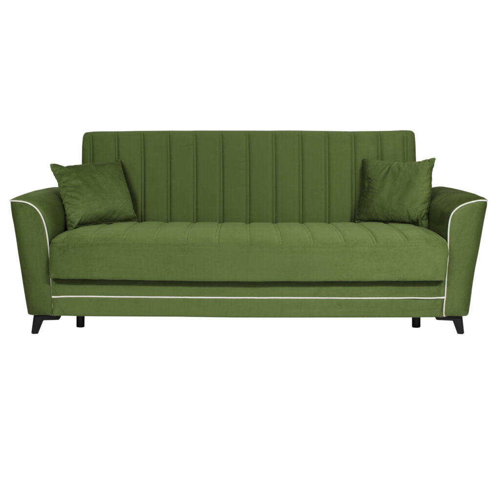 Canapea extensibila Anna Verde cu 3 locuri 2