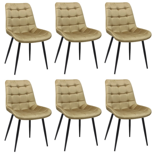 Set 6 Scaune Onix Bej