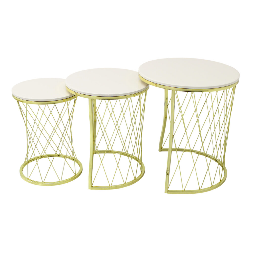 Set 3 măsuțe de cafea Deea