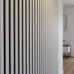 Riflaj Decorativ Tip Panou Acustic 60 cm Alb
