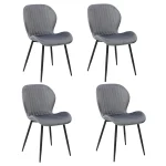 set 4 scaune gri