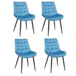 Set 4 Scaune Onix Turcoaz Deschis