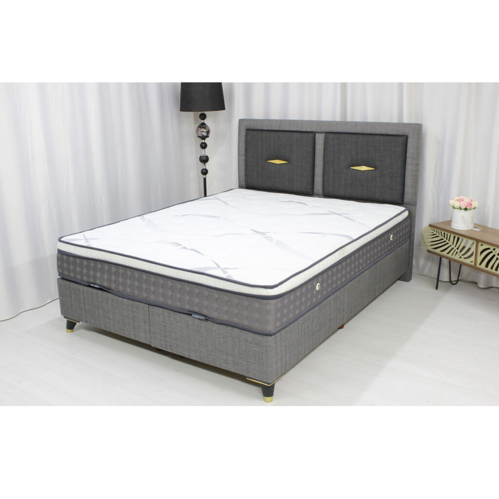 Pat Amadeus Gri 140 200 Cu Saltea