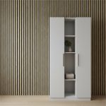 Riflaj Decorativ Tip Panou Acustic 40 cm Stejar