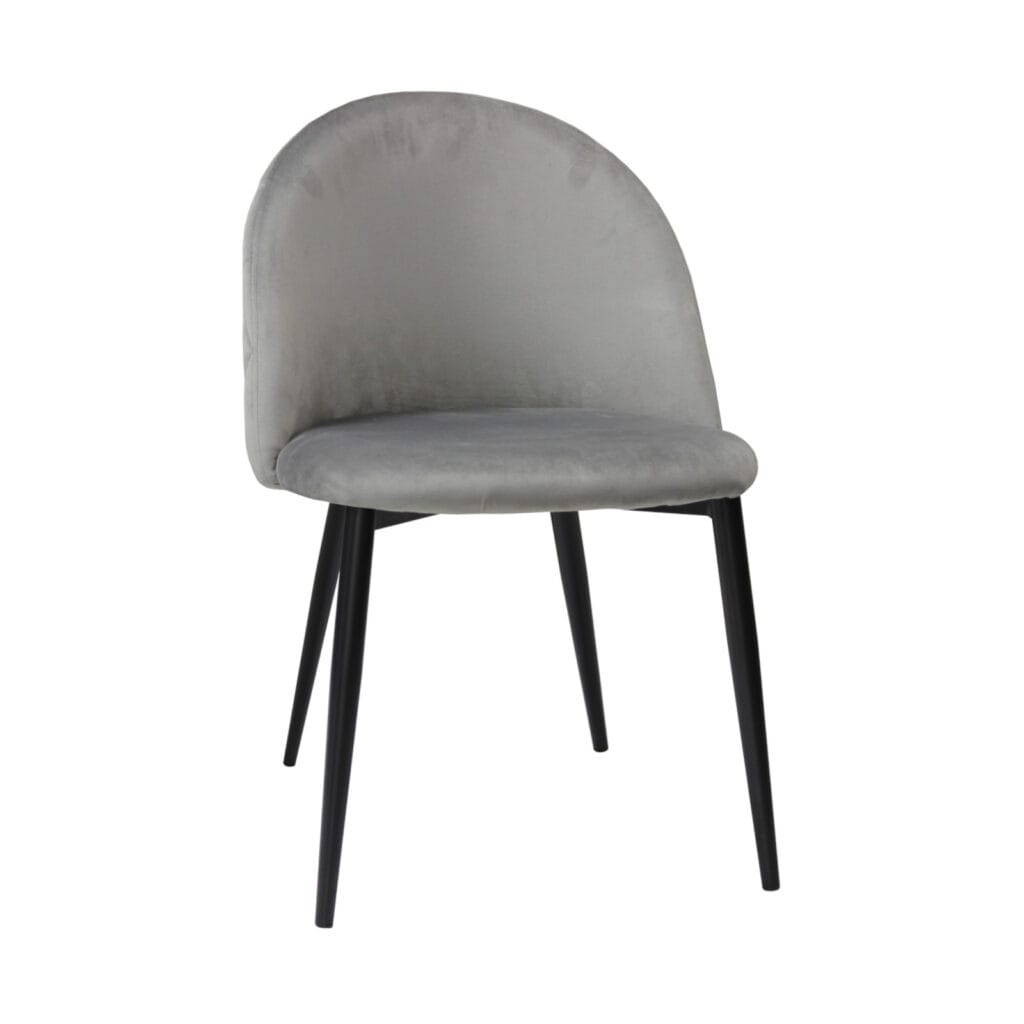 Scaun Bella Gri Picior Negru