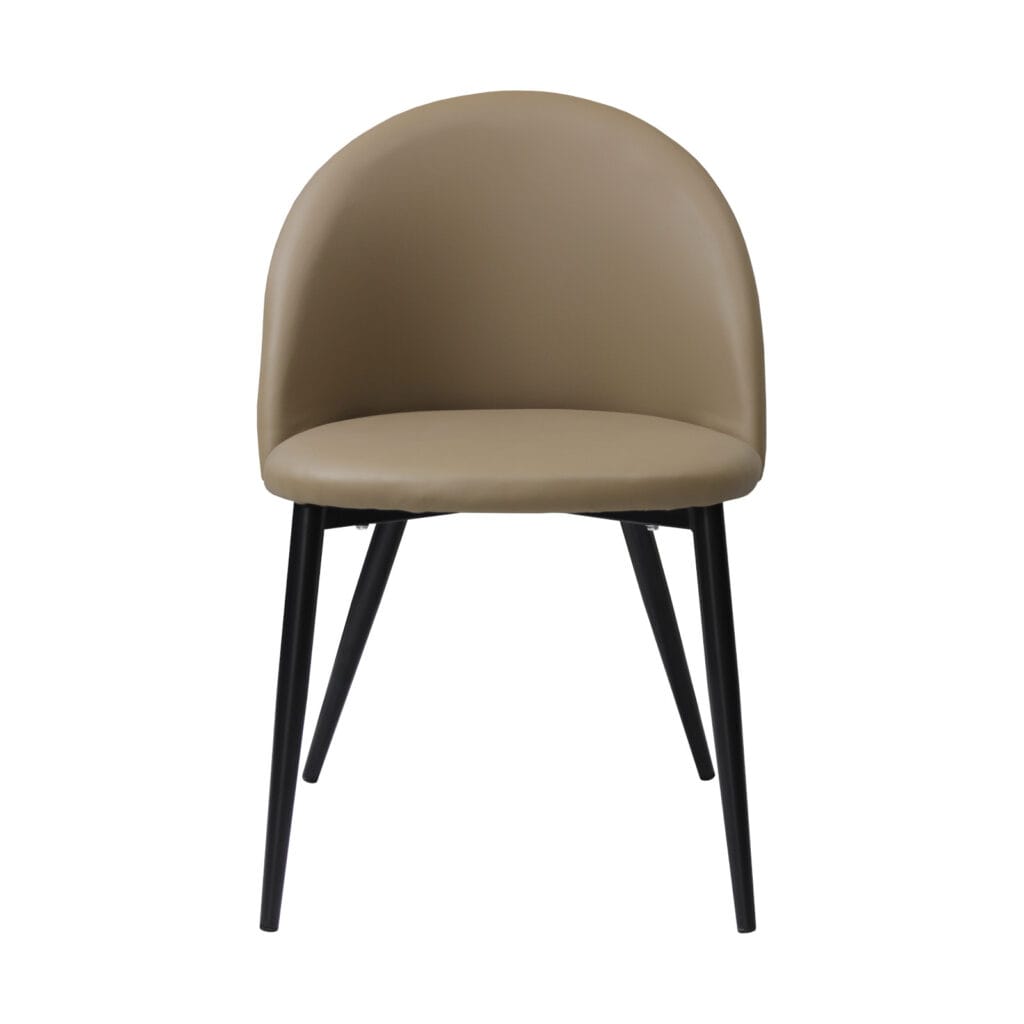 Scaun Piele Ecologică Bella Capucino Picior Negru