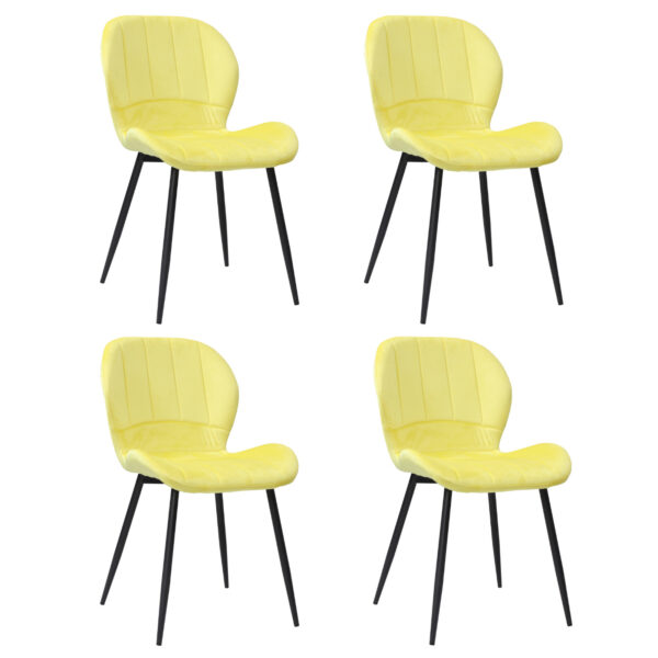 Set 4 Scaune Topaz Galben