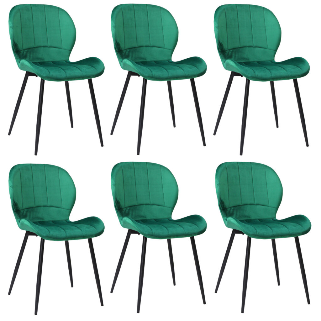 Set 6 Scaune Topaz Verde