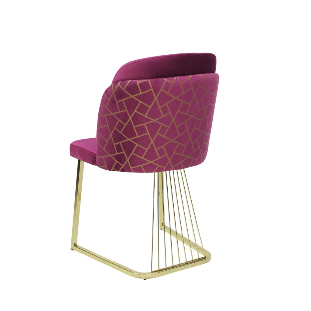 Scaun Ilona Bordo Gold