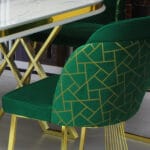 Scaun Ilona Verde Gold