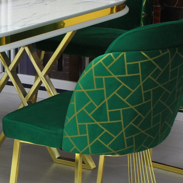 Scaun Ilona Verde Gold