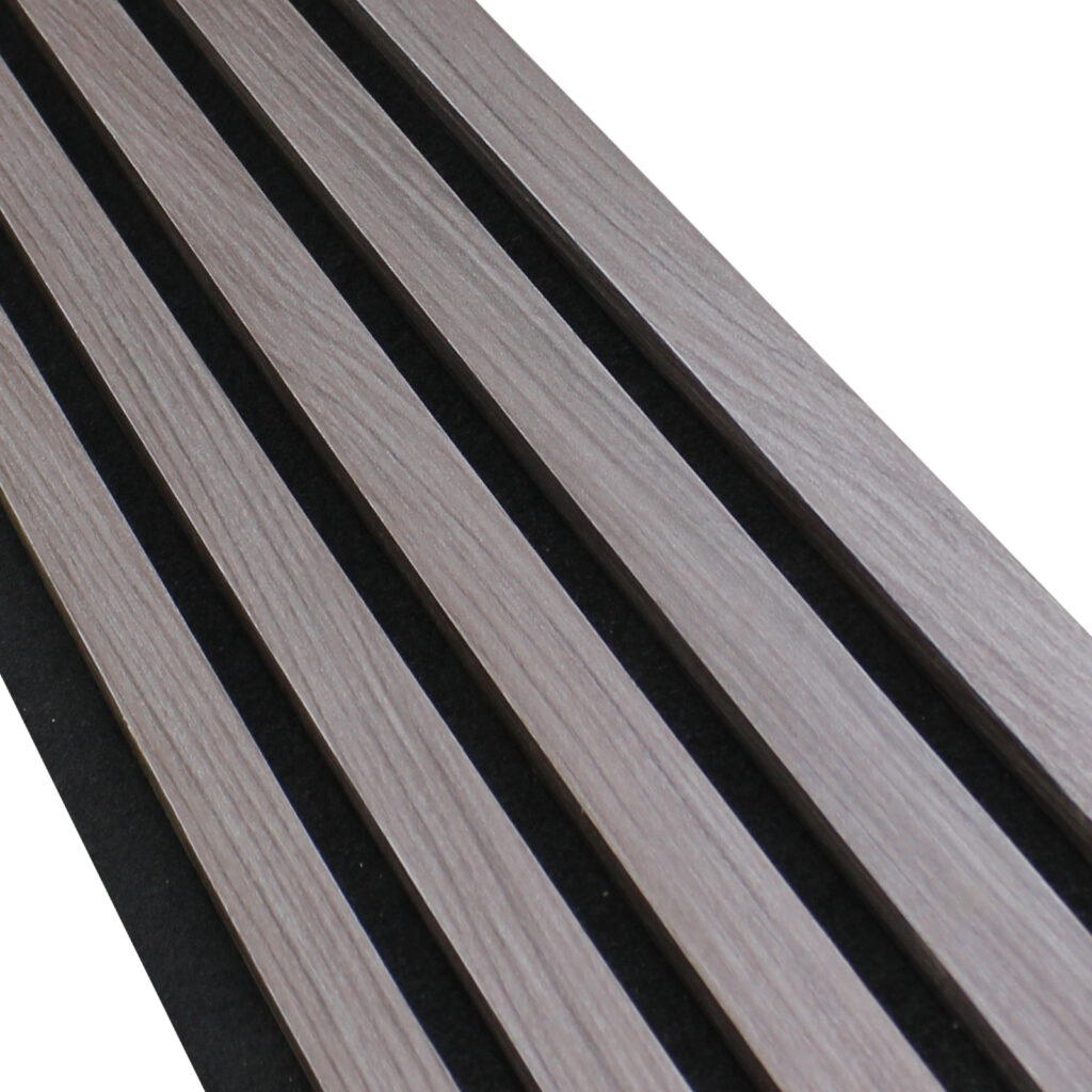 Riflaj Decorativ Tip Panou Acustic 20 cm Mocha