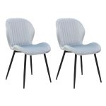 set 2 scaune gri deschis