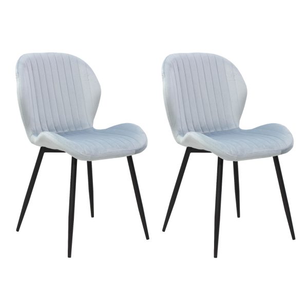 set 2 scaune gri deschis