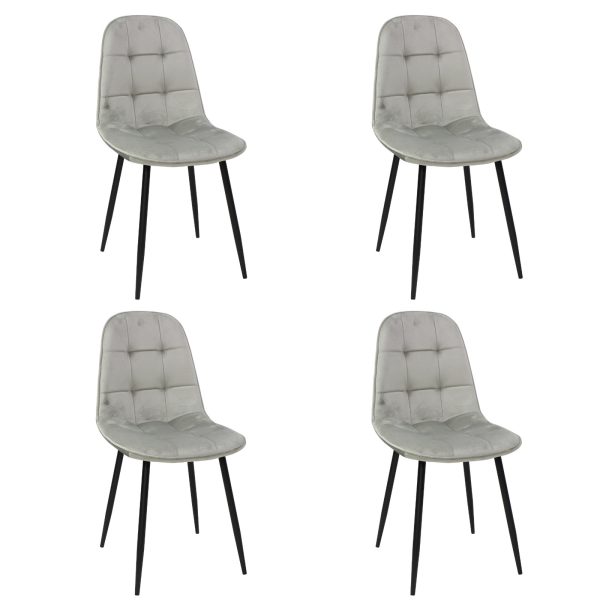 set 4 scaune gya gri