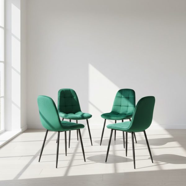 set 4 scaune gya verde1
