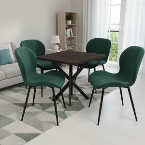 Tania x patrata Wenge cu opal Verde