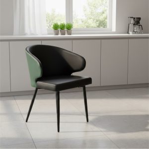 scaun Venezia Negru Verde1
