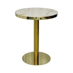 Masa Orion Rotunda Picior Auriu1