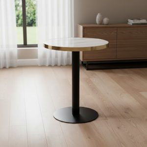 Masa Orion Rotunda Picior negru4