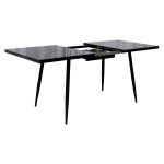 Masa extensibila Lisabona Negru Marmorat2