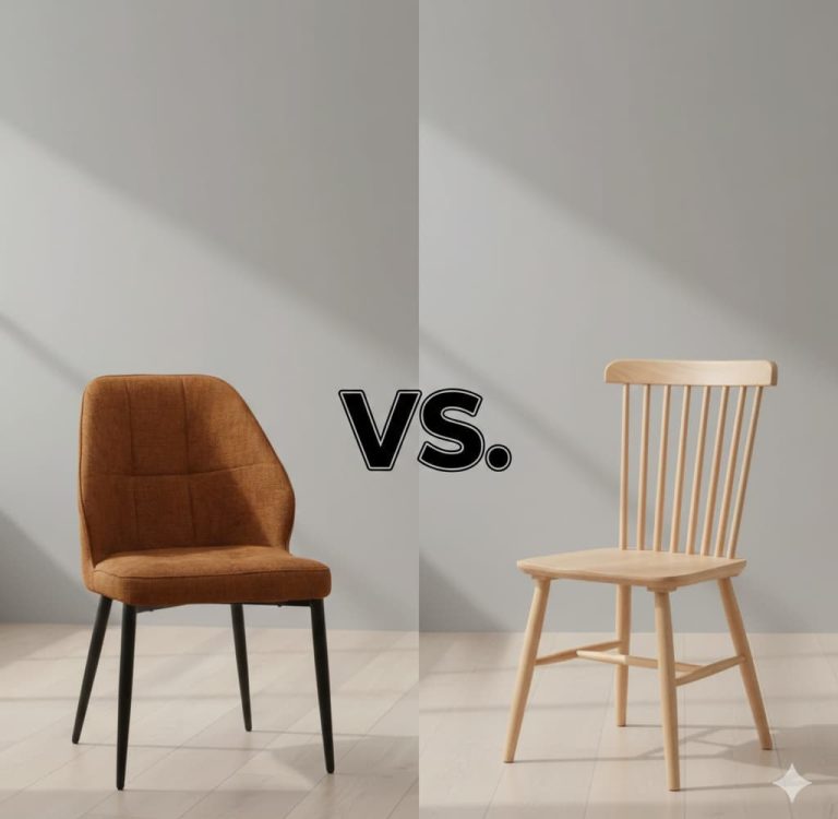 Scaune Tapițate vs. Scaune din Lemn