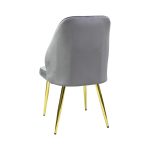 Scaun Elira Gri Picior Auriu3