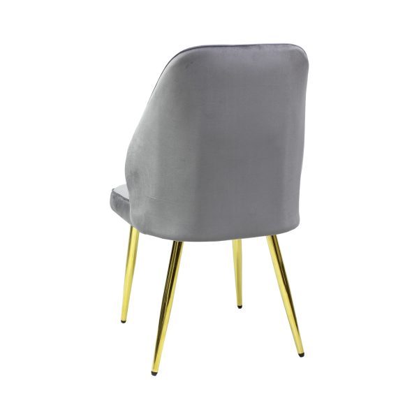 Scaun Elira Gri Picior Auriu3