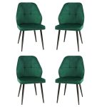 Set 4 Scaune Elira Verde1