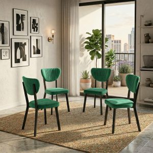 Set 4 Scaune Elite Verde