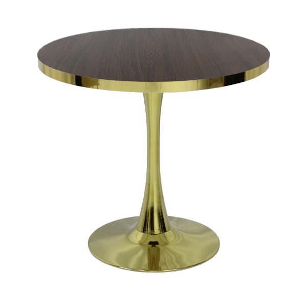 Masa fixa Rotunda Lyma Gold Wenge 80 cm2
