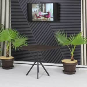 Masa fixa Patrata Rona Wenge 80x80 cm