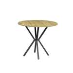 Masa fixa Rotunda Rona Nuc Deschis 90 cm1