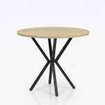 Masa fixa Rotunda Rona Stejar 90 cm1