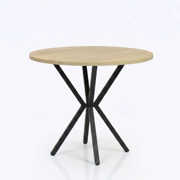 Masa fixa Rotunda Rona Stejar 90 cm1