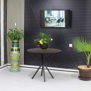 Masa fixa Rotunda Rona Wenge 90 cm