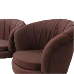 Set Canapea Myra cu 2 Fotolii Bordo inchis2
