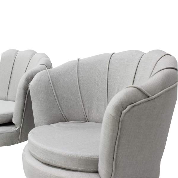 Set Canapea Myra cu 2 Fotolii Gri Deschis2