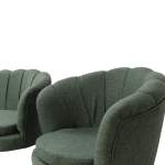 Set Canapea Myra cu 2 Fotolii Verde2