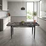 Masa extensibila Arya Gri Marmorat 166.x80 cm