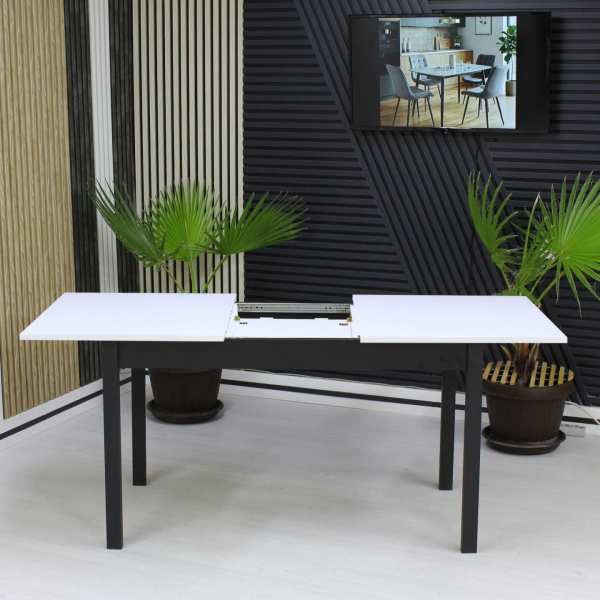 Masa extensibila Mara Alb 170x75 cm3