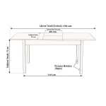 Masa extensibila Mara Dim 170x75 cm