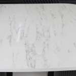 Masa fixa Ovala Marmo Alb Marmorat 170×90 cm 5