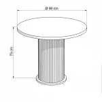 Masa rotunda pi rotund Dim
