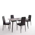 Atlas-Marble-Gri-cu-4-Oscar-Piele-Sintetica-Negru 2