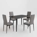 Atlas-Marble-Negru-cu-4-Oscar-Piele-Sintetica-Gri 2