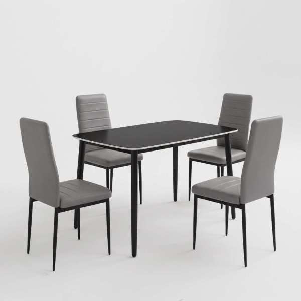 Atlas-Marble-Negru-cu-4-Oscar-Piele-Sintetica-Gri 2