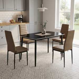 Atlas-Marble-Negru-cu-4-Oscar-Piele-Sintetica-Maro-deschis 2
